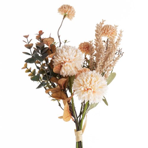 Dandelion and peony artificial flower bouquet, 36cm long, 18cm wide
