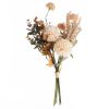 Dandelion and peony artificial flower bouquet, 36cm high, 18cm wide
