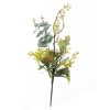 Eucalyptus artifical flower bouquet, stem length: 49.5cm - Yellow