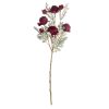 Bloomy rose branch, length: 56cm - Red