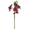 Berry branch, length: 22cm - Red