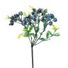 Berry branch, length: 28.5cm - Dark blue