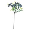 Berry branch, length: 28.5cm - Dark blue