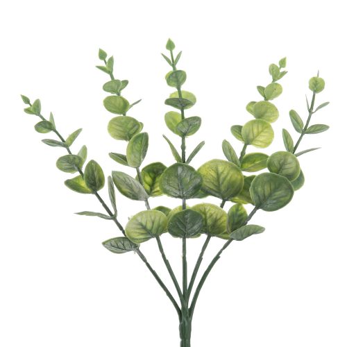 Eucalyptus artificial flower, length: 27cm, diameter: 12cm - Green