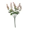 Eucalyptus artificial flower, length: 27cm, diameter: 12cm - Green/Orange