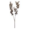 Artificial eucalyptus branch, 38cm high - Cream