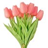 Real touch tulip stem, 32cm high- Pink