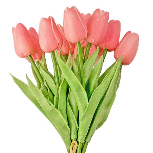 Real touch tulip stem, 32cm high- Pink