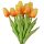 Real touch tulip stem, 32cm high- Orange