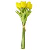 Real touch tulip stem, 32cm high- Yellow