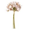Royal Grape Flower silk flower bundle, 35cm tall - White