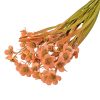 Forget-me-not silk flower bouquet, 55cm tall - Pastel orange