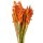 Kardvirág selyemvirág csokor, 57cm magas - Narancssárga