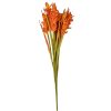 Gladiolus silk flower bouquet, 57cm tall - Orange