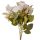 Six-stemmed rose silk flower bouquet, 30cm tall - White