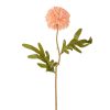 Dandelion silk flower stem, 38cm tall - Peach