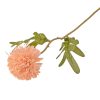 Dandelion silk flower stem, 38cm tall - Peach