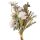 Lótuszvirág, krizantém, gipszó, zsálya kombináció - 38cm magas művirág csokor