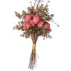 Eucalyptus bouquet with roses, 42 cm tall