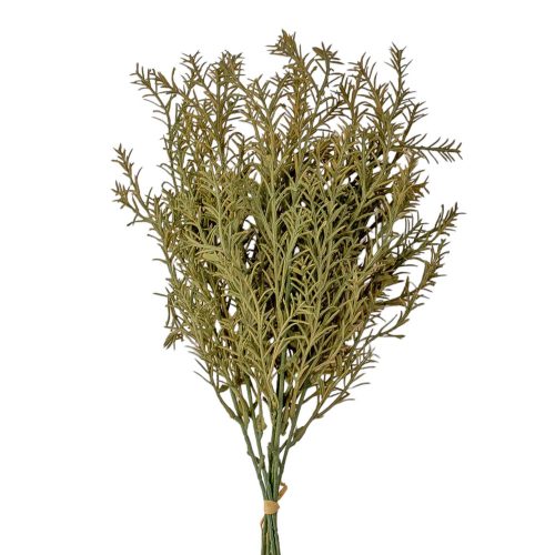 Artificial rosemary plant bundle, 6 stems, 47cm tall - Green