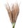 Decorative artificial plant bundle, 6 stems, 23.5cm tall - Off-white brown