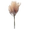 Decorative artificial plant bundle, 6 stems, 37cm tall - Ecru