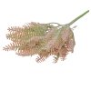 Artificial fern plant bouquet, 36cm tall - Pale reddish green