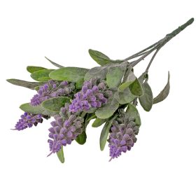 Fürtös gyöngyike csokor, 28cm magas - Lila