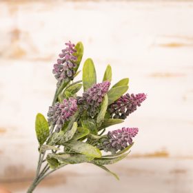 Fürtös gyöngyike csokor, 28cm magas - Ciklámen