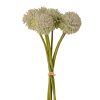6-stem decorative plant bundle, 27cm tall - Ecru