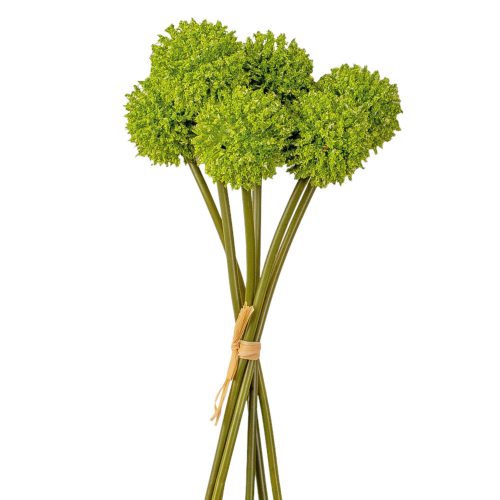 6-stem decorative plant bundle, 27cm tall - Green