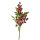 Decorative berry branch, 39cm tall - Red