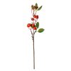 Rosehip branch, 36cm tall - Red
