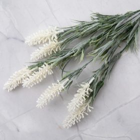 Levendula csokor, 33cm magas - Ekrü