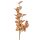 Metallic gold and glittery apple leaf berry branch, 49cm tall