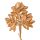 Metallic gold leaf bundle, 6 stems, 27cm tall, 14cm wide