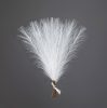 Silver Metallic Pampas Grass Bundle, 20 Stems, 45cm Tall - White