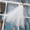 Silver Metallic Pampas Grass Bundle, 20 Stems, 45cm Tall - White