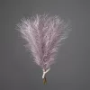 Ezüstös metál pampafű köteg, 20 szál, 45cm magas - Lila