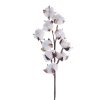 Cotton Decorative Branch Bundle, 10 Head, 53cm Tall