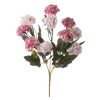 Chrysanthemum Bouquet, 30cm Tall - White/Pink