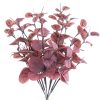 Apple Leaf Branch Bundle, 10 Stems, 28cm Tall - Burgundy