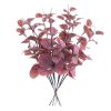 Apple Leaf Branch Bundle, 10 Stems, 28cm Tall - Burgundy