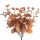 Apple Leaf Branch Bundle, 10 Stems, 28cm Tall - Yellowish Brown