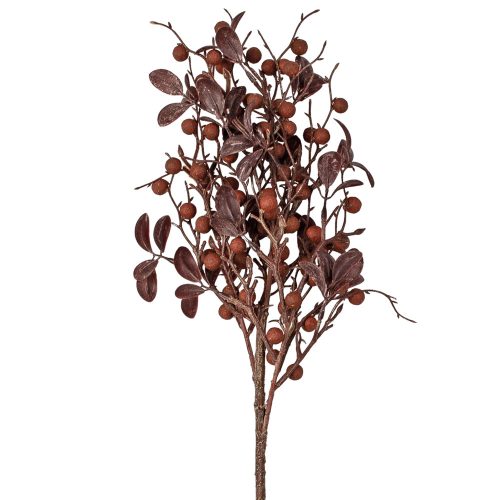 Berry Decorative Branch, 56cm Tall - Red