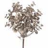 Eucalyptus Artificial Plant Branch, 33cm Tall - Beige