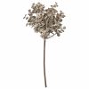 Eucalyptus Artificial Plant Branch, 33cm Tall - Beige