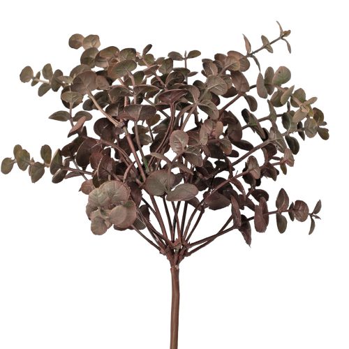 Eucalyptus Artificial Plant Branch, 33cm Tall - Light Brown