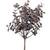 Eucalyptus Artificial Plant Branch, 33cm Tall - Dark Brown