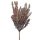 Water Grass Artificial Plant Branch, 35cm Tall - Light Brown